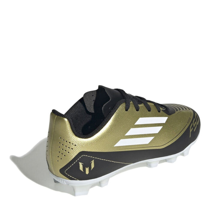 adidas F50 Junior Firm Ground Football Boots – Gold/Black – view 4