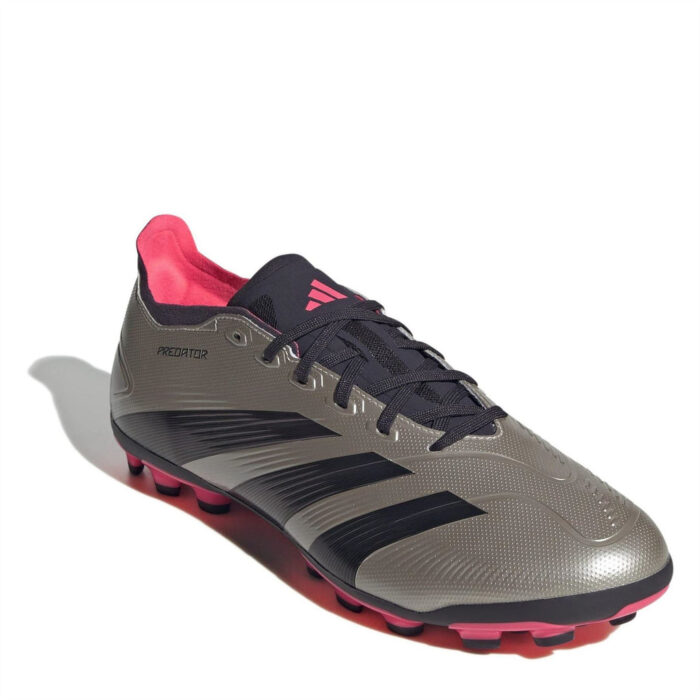 adidas Predator Artificial Ground Football Boots – Silver/Black – view 3