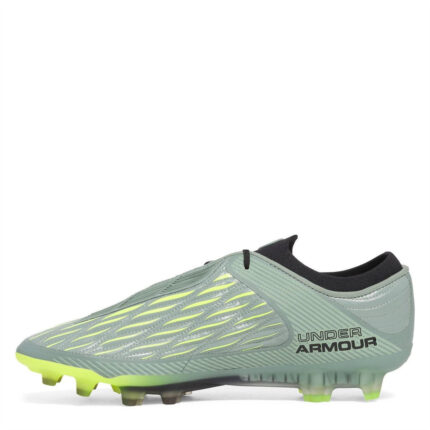 Under Armour Magnet Junior Firm Ground Football Boots – Green – view 2