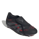 adidas Predator Firm Ground Football Boots – Black/Grey - Image 3
