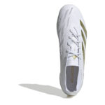 adidas Predator 24 Soft Ground Football Boots – White/Gold/Wht – view 5