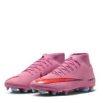 Nike Mercurial Superfly 10 Firm Ground Football Boots – Pink/Black – view 3