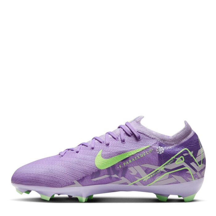 Nike Mercurial Vapor 16 Junior Firm Ground Football Boots – Purple/Volt – view 2