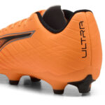 Puma Ultra 6 Firm Ground Football Boots – Orange/Black – view 5