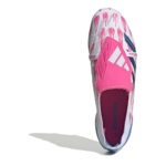 adidas Predator Firm Ground Football Boots – White/Pink – view 5