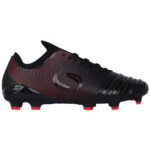 Sondico Blaze Junior Firm Ground Football Boots – Black/Red