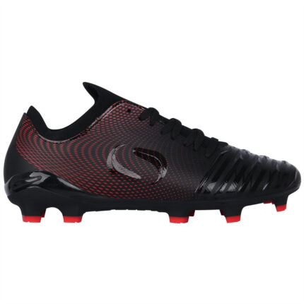 Sondico Blaze Junior Firm Ground Football Boots – Black/Red