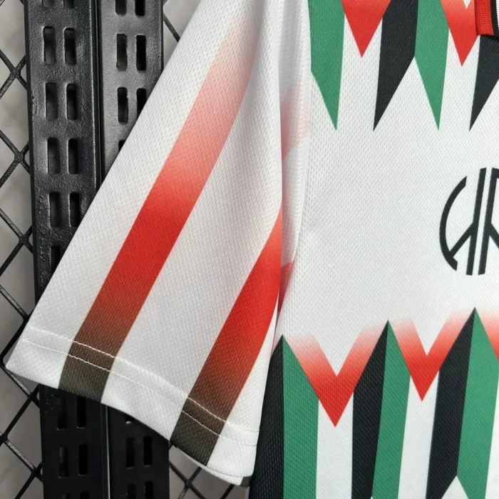 CD Palestino 2024/25 Hypepeace Joint Edition White Retro Jersey