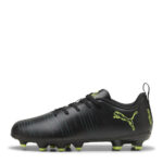 Puma Junior Firm Ground Football Boots – Blk-FL-GrnTrrn - Image 2