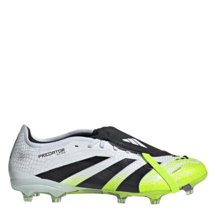 adidas Predator Firm Ground Football Boots – White/Blk/Lemon
