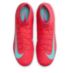 Nike Zoom Mercurial Superfly 10 Firm Ground Football Boots – Red/Green – view 6