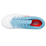 Skechers Razor Junior Firm Ground Football Boots – White/Blue – view 4