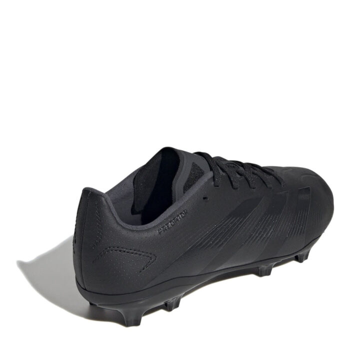 adidas Predator 24 Junior Firm Ground Football Boots – Black/Grey – view 4