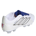 adidas Predator Fold Over Tongue Firm Ground Football Boots – White/Blue – view 4