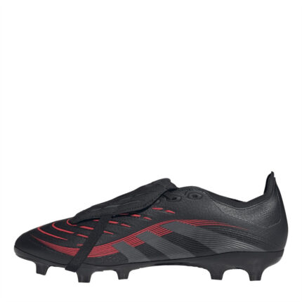 adidas Predator Firm Ground Football Boots – Black/Grey – view 2