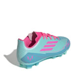 adidas F50 Junior Firm Ground Football Boots – Blue/Pink – view 4