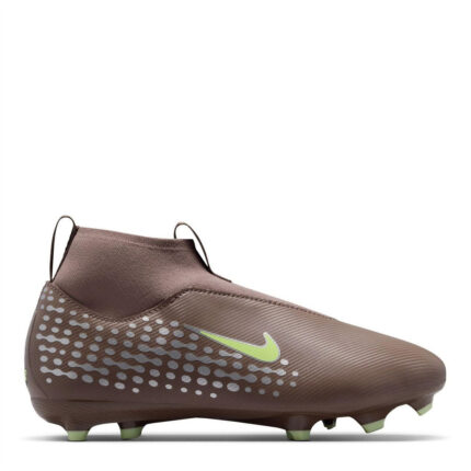 Nike Zoom Mercurial Superfly 10 Junior Firm Ground Football Boots – Plum/Silver