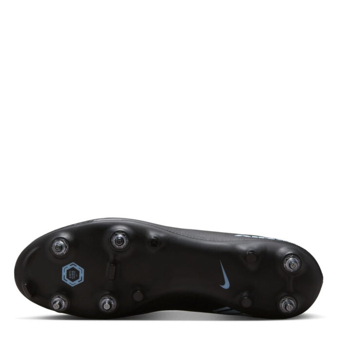 Nike Zoom Mercurial Vapor 16 Soft Ground Football Boots – Black/Blue – view 3