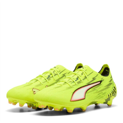 Puma Ultra 5 Firm Ground Football Boots – Yellow/Black