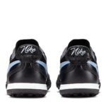 Nike Tiempo Ligera Turf Football Boots – Black/Blue – view 5