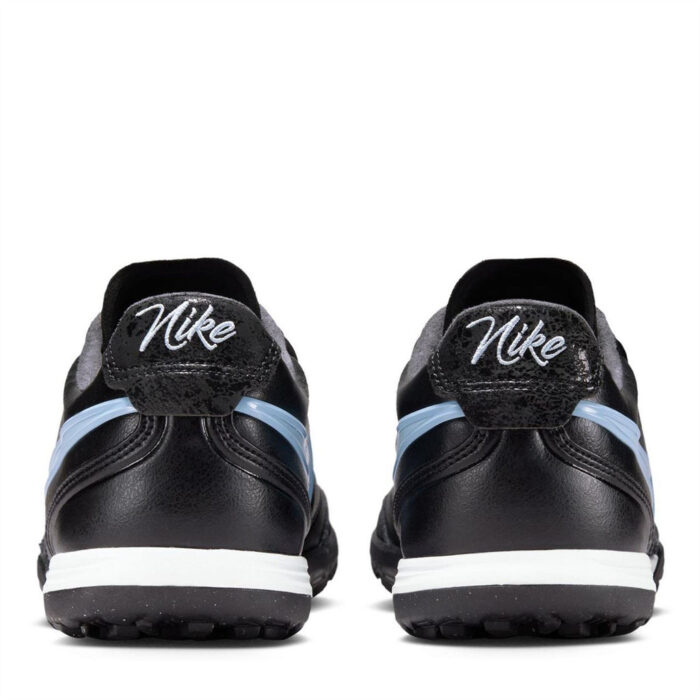 Nike Tiempo Ligera Turf Football Boots – Black/Blue – view 5