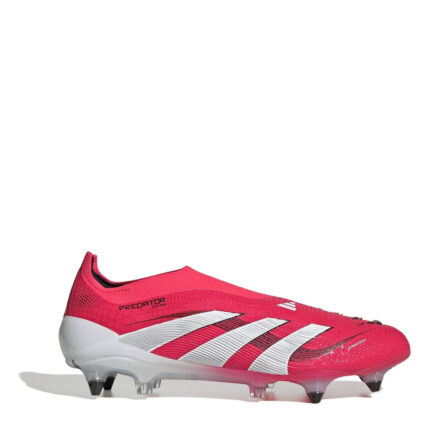 adidas Predator Soft Ground Football Boots – Red/White