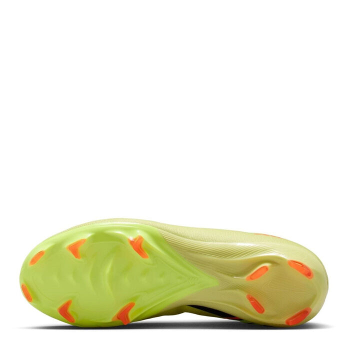 Nike Mercurial Vapor 16 Junior Firm Ground Football Boots – Volt/Crimson - Image 3