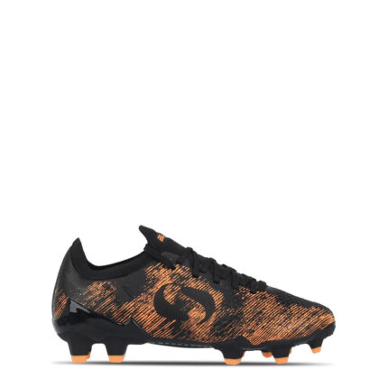Sondico Blaze Junior Firm Ground Football Boots – Black/Orange