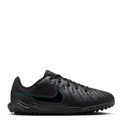 Nike Tiempo Legend 10 Junior Turf Football Boots – Black/Green