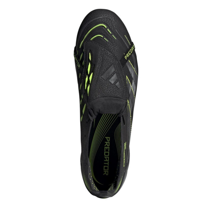 adidas Predator Soft Ground Football Boots – Black/Lemon – view 5