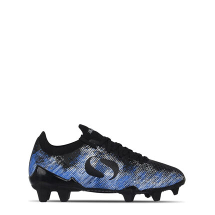 Sondico Blaze Junior Firm Ground Football Boots – Black/Blue