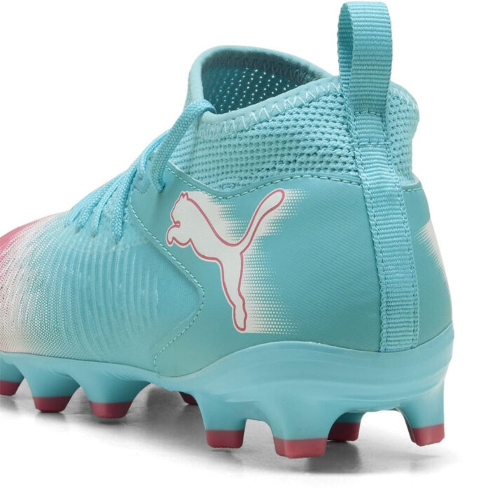 Puma Future 8 Junior Firm Ground Football Boots – Blue/White – view 5