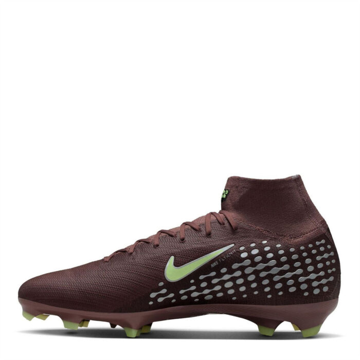 Nike Zoom Mercurial Superfly 10 Firm Ground Football Boots – Plum/Silver – view 2