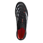 adidas Predator Firm Ground Football Boots – Black/Red – view 4