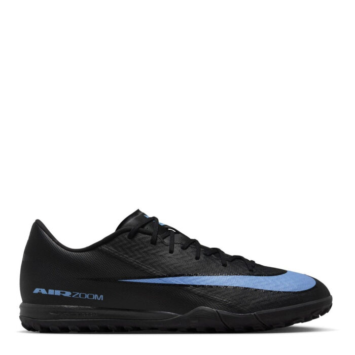 Nike Mens Zoom Mercurial Vapor 16 Turf Football Boots – Black/Blue – view 7