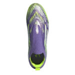 adidas F50 Laceless Junior Firm Ground Football Boots – Purple/White – view 5