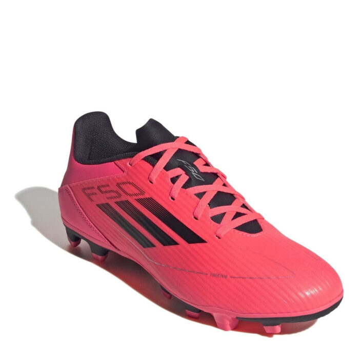 adidas F50 Firm Ground Football Boots – Pink/Black - Image 3
