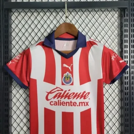 Chivas 2023/24 Home Kids Kit