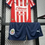 Chivas 2024/25 Home Kids Kit
