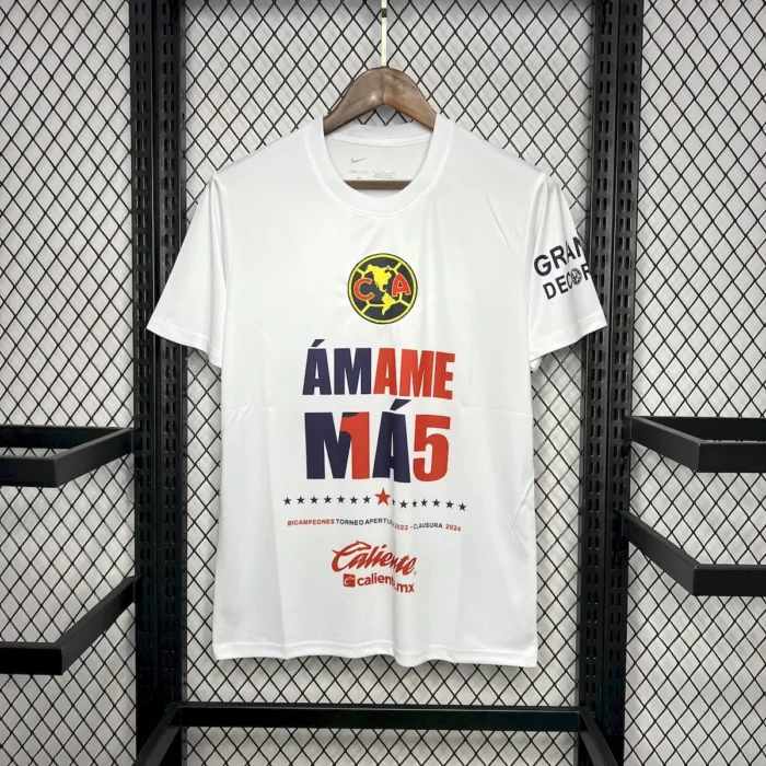 Club America 2024/25 15 Champions White Commemorative Edition White Jersey