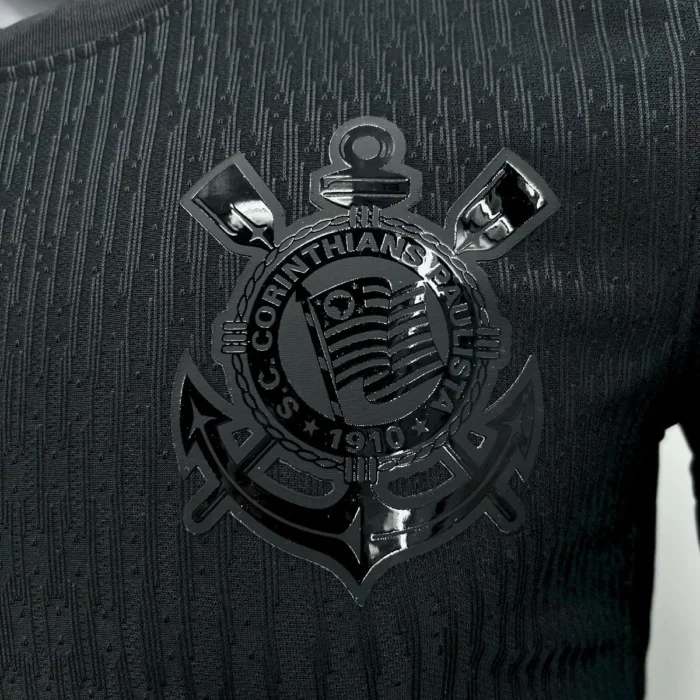 Corinthians 2024/25 Away Jersey + Sponsors Player Version