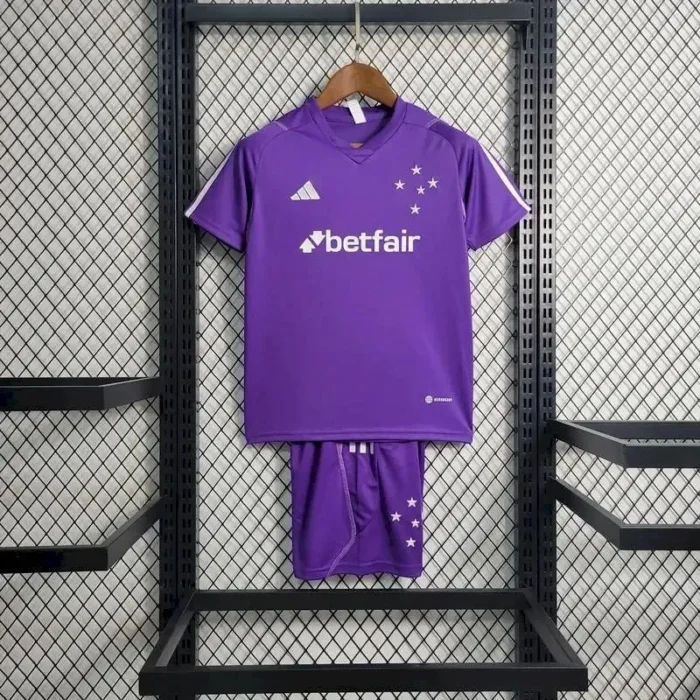 Cruzeiro 2023/24 Purple Kids Kit