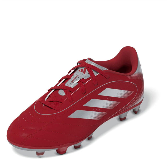 adidas Goletto Viii Junior Firm Ground Football Boots – Red/Silver – view 2