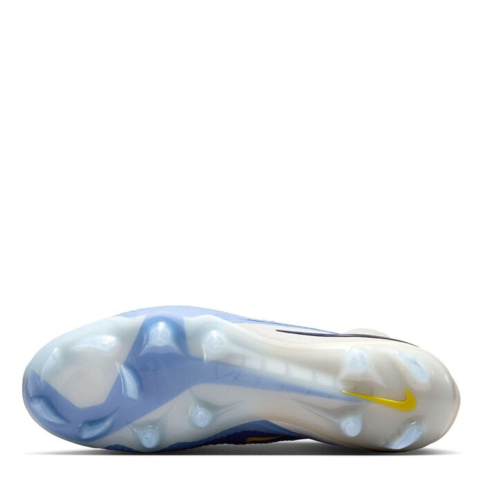 Nike Phantom High 6 Firm Ground Football Boots – Blue/Black – view 3