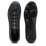 Puma Ultra Firm Ground Football Boots – Blck/Silvr/Aqua – view 3