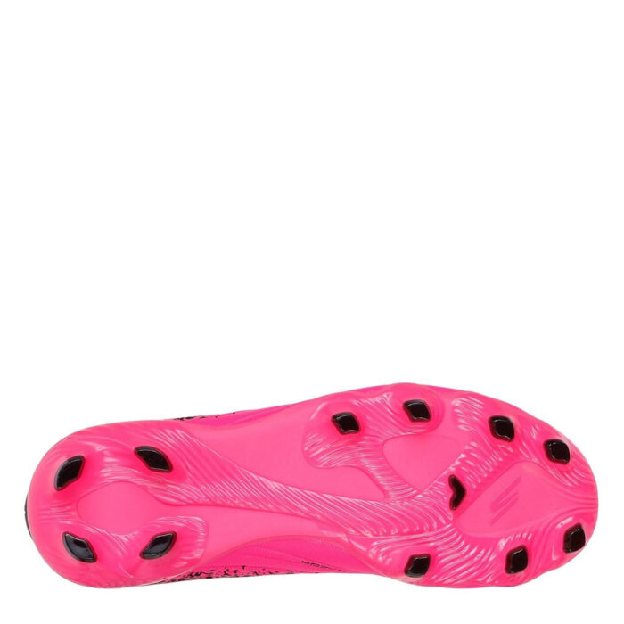 Skechers Razor Junior Firm Ground Football Boots – Pink/Black – view 4