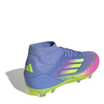 adidas Womens F50 Firm Ground Football Boots – Blue/Lemon – view 4