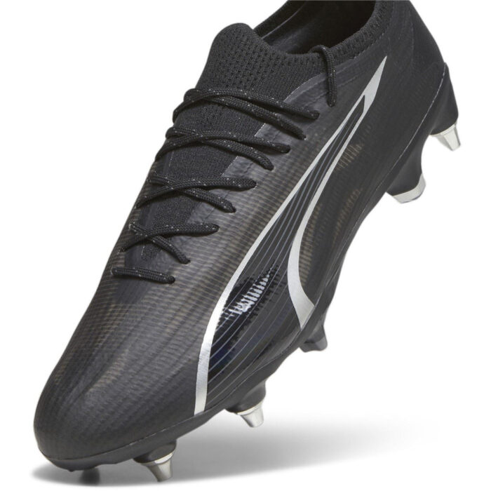 Puma Ultra Ultimates.1 Soft Ground Football Boots – Black/Asphalt – view 6