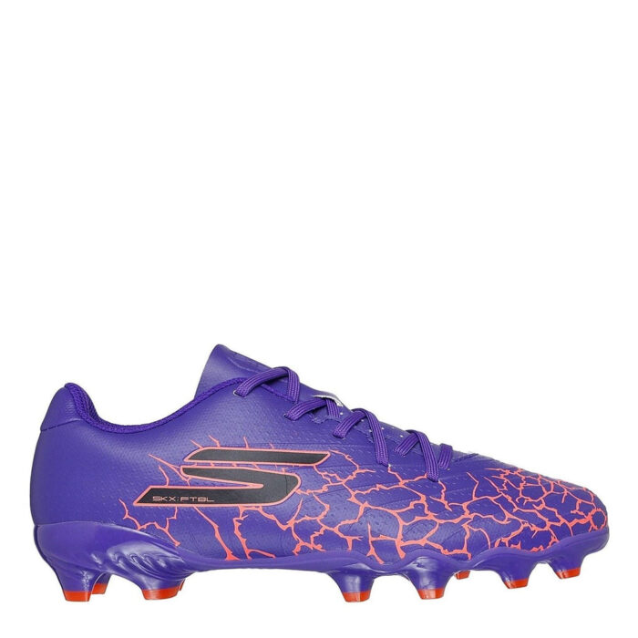 Skechers Skx_ 1 Junior Firm Ground Football Boots – Purple/Black – view 3