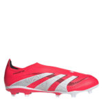 adidas Predator Firm Ground Football Boots – Red/White – view 7